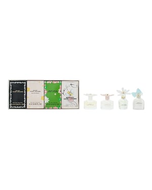 Marc Jacobs Daisy Wild 4ml, Daisy 4ml, Perfect 5ml, Daisy Eau So Fresh 4ml Mini Gift Set for Her