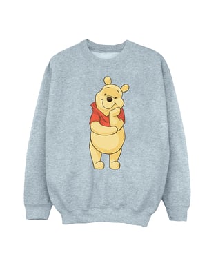 Disney Meisjes Winnie De Poeh Schattig Sweatshirt (Sportgrijs)
