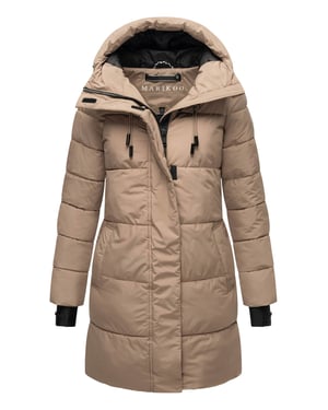 Marikoo dames winterjas met capuchon & fleecevoering – Kaituu