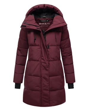 Marikoo dames winterjas met capuchon & fleecevoering – Kaituu