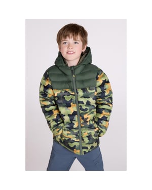 Mountain Warehouse Kinder/Kinder Seizoenen Watercolour Gewatteerde Jas (Donkere Khaki)