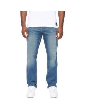 Crosshatch Herr Detendu Avslappnad Passform Jeans (Mellan Tvätt)