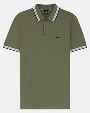 Paddy Poloshirt in Donkergroen