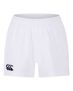 Canterbury Boys Professionele 2.0 Polyester Korte Broek (Wit)