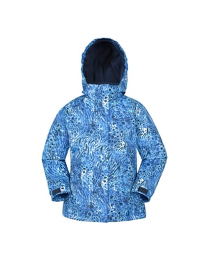 Mountain Warehouse Ski jas voor kinderen/kleuters Sneeuwklokje aquarel (Blauw)