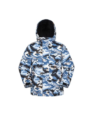 Mountain Warehouse Kinder/Kinder Mogal Geometrisch Ski-jack (Lichtblauw)