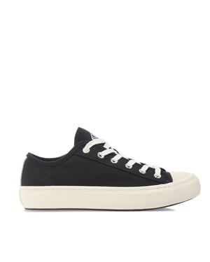 Lacoste Heren Backcourt 2.0 Canvas Lage Sportschoenen (Zwart)
