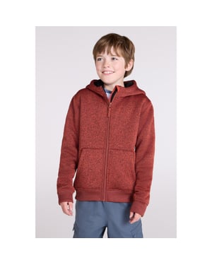 Mountain Warehouse Kinder/Kids Nevis Bontgevoerde Hoodie (Roest)