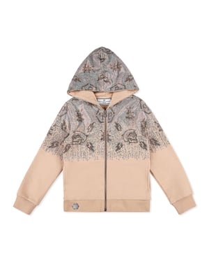 Hoodie Sweatjacka Monogram