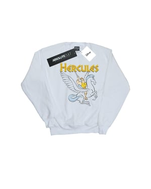 Disney Heren Hercules met Pegasus Sweatshirt (Wit)
