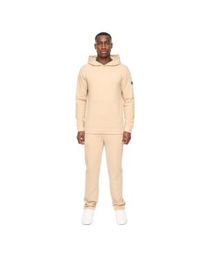 Duck and Cover Heren Hannings Hoodie & Broek Set (Stone)