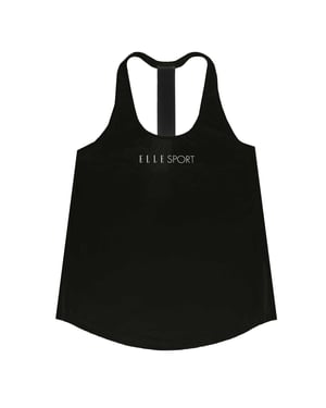 Elle Womens/Ladies Signature Polyester Vest Top (Black)