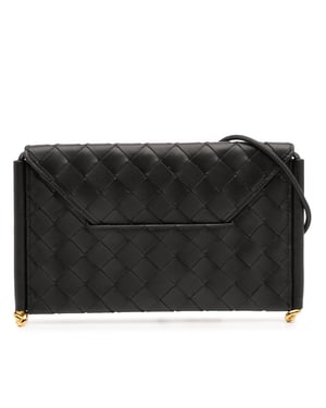 Woven Leather Crossbody Bag