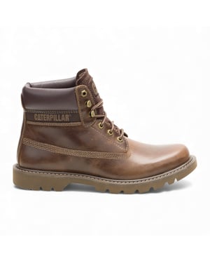 CAT (Caterpillar) Colorado 2.0 Fossil Brown Leather Hiking Ankle Boots