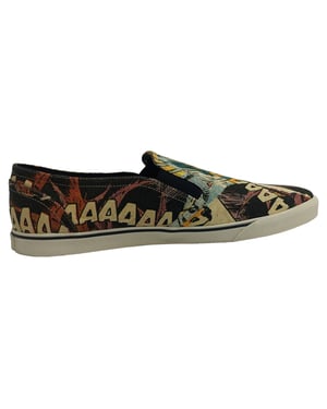 Celine Comic-Print Instapsneakers in Multicolor Canvas
