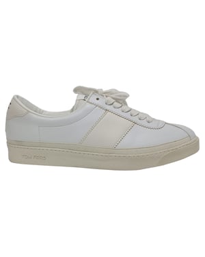 Tom Ford Bannister Sneakers in White Leather