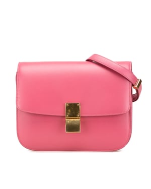 Celine Pink Leather Crossbody Bag