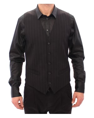 Streepmotief Vest Formele Stijl