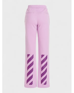 Off-White Diag Tapered Sweatpant Lilac