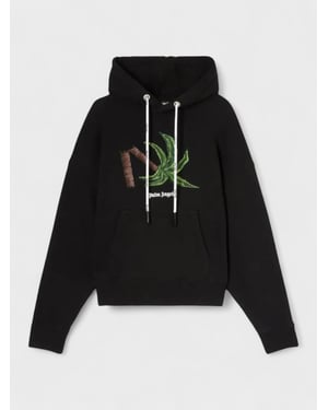 Palm Angels Broken Palm Black Hoody