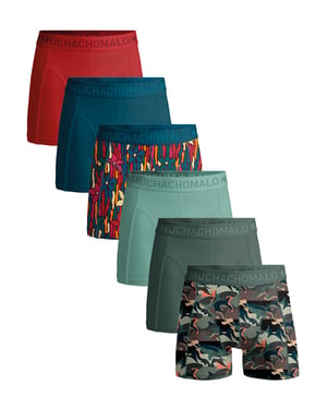 Muchachomalo Men's Boxer Shorts - 6 Pack - Men's Underpants