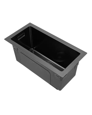 Vtw Living rvs spoelbak 16,5 x 38,5 cm inclusief aansluitset zonder