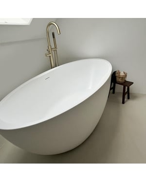 Vtw Living vrijstaand bad ovaal ligbad mat wit 17078 cm