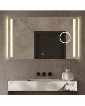Vtw Living badkamerspiegel met verlichting en verwarming spiegel met
