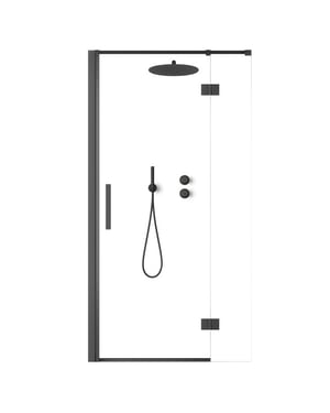 Vtw Living stijlvolle gun metal nisdeur deur links 100200 cm nano