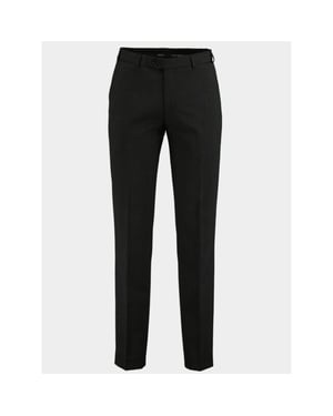 Bos Bright Blue Wollen pantalon wolmix pantalon antraciet 09.a.110/5611