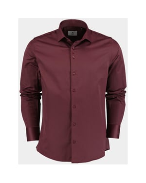 Ferlucci Casual hemd lange mouw napoli/oxblood