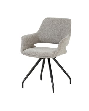 Livingfurn eetkamerstoel capp set van 2 61x61x88cm