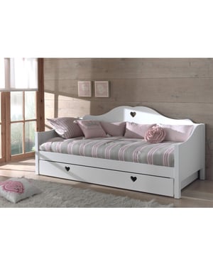 Lucevi amori kajuitbed + lattenbodem + rolbed - 90x200 cm