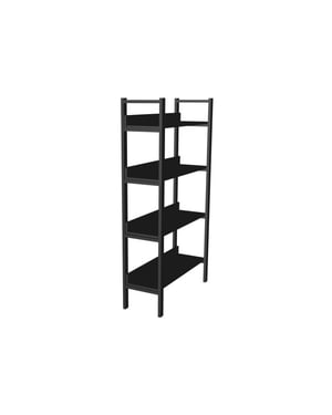 4livingz Retro boekenkast met 4 planken 30x80x144 cm /bruin