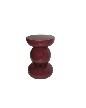 Brix bijzettafel dex maroon 33x33x50cm