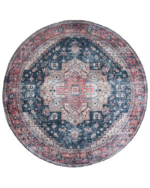 Veer Carpets Vloerkleed nora rood rond ø200 cm