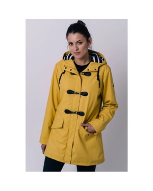 Batela Breskens gele dames winter regenjas -