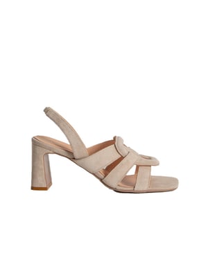 Babouche Sandalen met hak bente-2
