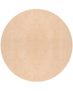 Muratap Samba soft fluffy vloerkleed laagpolig donker beige- 150 cm rond