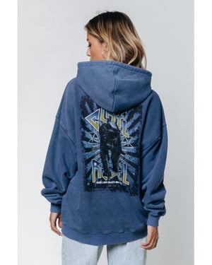 Colourful Rebel Black Panther oversized hoodie