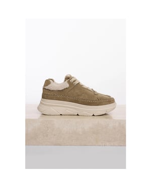 Rino & Pelle Willa.1002511 rino en pelle sneaker with stitching details olive