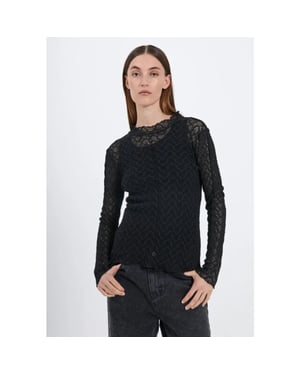 Norr Rosalina top black -