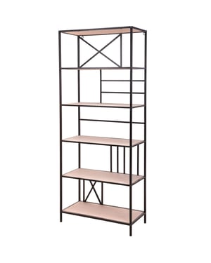 4livingz Wandrek napoli recht stevig industrieel wandrek 173x74x70 cm