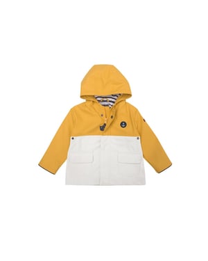 Batela Baby regenjas schoorl -wit -
