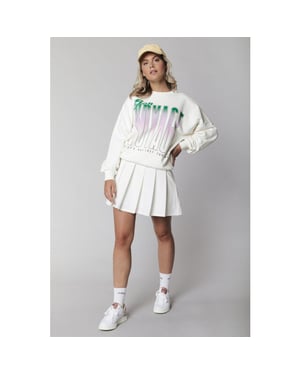 Colourful Rebel Bon voyage dropped shoulder sweat