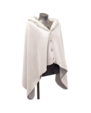 Unique Living omslagplaid coby 75x150cm dove white