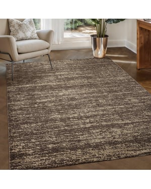 Muratap Relax oslo laagpolig effen vloerkleed modern tapijt bruin- 240x340 cm