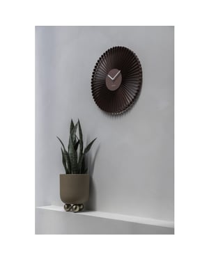 Karlsson wandklok cascara rode oker- Ø50cm