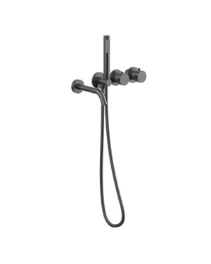 Vtw Living inbouwkraan compleet met inbouwdeel gun metal