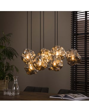 Hoyz Hoyz hanglamp rock 7 lampen rotsvorm industrieel